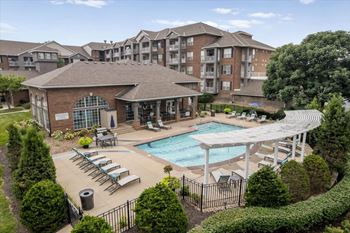 Pool deck and lounge seating
